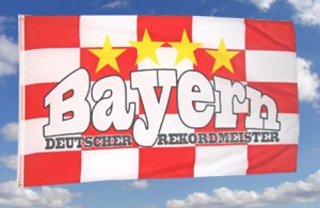 Bayern Fahne Rekordmeister Flagge 90x150 cm