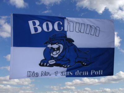 Bochum Fahne die Nummer 1 aus dem Pott 90cm x 150cm
