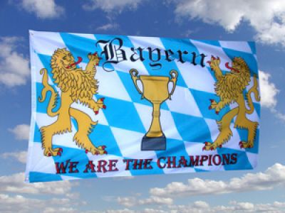 Bayern Fahne We are the Champions  90x150 cm