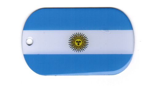 Argentinien Dog Tag 3x5 cm