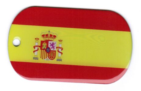 Spanien Dog Tag 3x5 cm