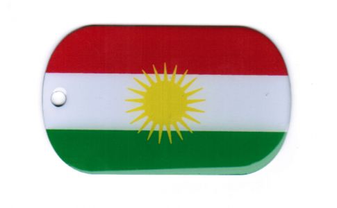 Kurdistan Dog Tag 3x5 cm