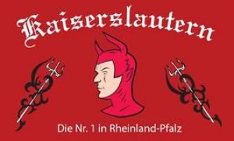 Kaiserslautern Teufel Fahne Flagge Nr.1 aus der Pfalz