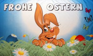 Frohe Ostern Fahne / Flagge 60 x 90cm Motiv 1