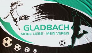M`gladbach Fahne / Flagge 90x150 cm meine Liebe mein Verein