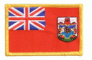 Bermuda Flaggen Aufnäher / Patch (8x5,5 cm)