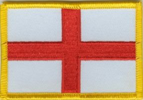 England Flaggen Aufnäher / Patch (8x5,5 cm)