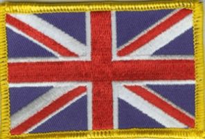 Großbritannien Flaggen Aufnäher / Patch (8x5,5 cm)