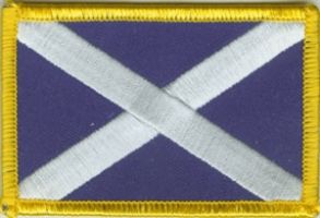 Schottland Flaggen Aufnäher / Patch (8x5,5 cm)