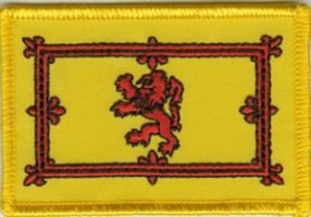 Schottland Royal Flaggen Aufnäher / Patch (8x5,5 cm)