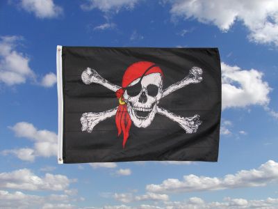 Piraten Flagge Button schwarz weiss rot - €1.50 - Versandkostenfrei ab 10  Stück