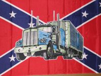 Sdstaaten mit Truck Fahne/Flagge 90cm x 150cm