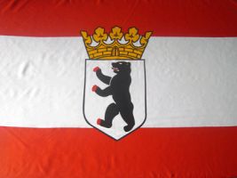 Berlin mit Krone Fahne Flagge 60 x 90 cm