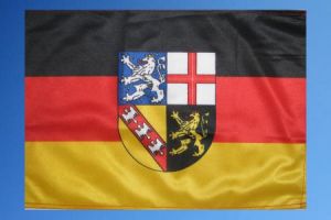 Saarland Fahne 27cm x 40cm