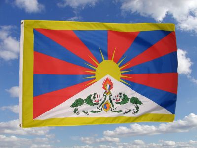 Tibet Fahne / Flagge 90x150 cm