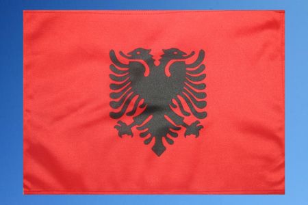 Albanien Fahne/Flagge 27x40cm