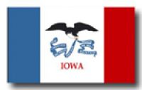 Iowa Fahne/Flagge 90x150cm