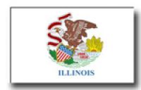 Illinois Fahne/Flagge 90x150cm