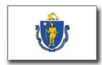 Massachusetts Fahne/Flagge 90x150cm