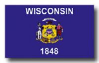 Wisconsin Fahne/Flagge 90x150cm