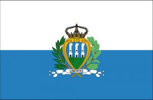 San Marino Fahne 90 x 150 cm