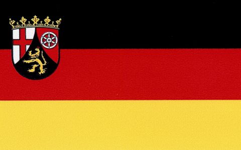 Fahnen Aufkleber Rheinland Pfalz 5x8cm