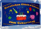 Herzlichen Glckwunsch zum Geburtstag Fahne 90x150 cm Nr. 3