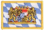 Bayern Flaggen Aufnher / Patch (8x5,5 cm)