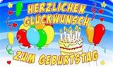 Glckwunsch zum Geburtstag Fahne/Flagge 90x150 cm Nr.2