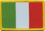 Italien Flaggen Aufnäher / Patch (8x5,5 cm) ist auch in unserem Flaggen shop erhltlich!