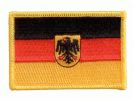 Deutschland mit Adler Flaggen Aufnher / Patch (8x5,5 cm) ist auch in unserem Flaggen shop erhltlich!