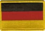 Deutschland Flaggen Aufnher / Patch (8x5,5 cm) ist auch in unserem Flaggen shop erhltlich!