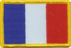 Frankreich Flaggen Aufnher / Patch (8x5,5 cm) ist auch in unserem Flaggen shop erhltlich!