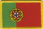 Portugal Flaggen Aufnäher / Patch (8x5,5 cm) gnstig kaufen bei fahnen-nostalgieshop.de!