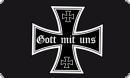 Fahne / Flagge Gott mit uns Eisernes Kreuz 90 x 150 cm