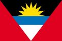 Autoaufkleber Antigua & Barbuda 10 cm x 6,5 cm