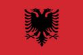Albanien Fahne  90 x 150 cm
