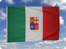 Italien mit Marinewappen Fahne 90 x 150 cm ist auch in unserem Flaggen shop erhltlich!