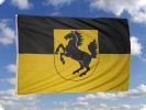 Stuttgart mit Pferd Fahne 90cm x 150cm