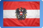 sterreich Fahne mit Adler  27cm x 40cm ist auch in unserem Flaggen shop erhltlich!