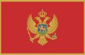 Montenegro Fahne 90 x 150 cm