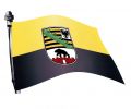 Fahnen Aufkleber Sachsen Anhalt wehende Fahne 10x15cm ist auch in unserem Flaggen shop erhltlich!