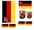 Aufkleber Set Rheinland Pfalz ist auch in unserem Flaggen shop erhltlich!