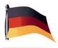 Fahnen Aufkleber Deutschland wehende Fahne 10x15cm