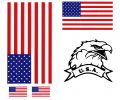 Fahnen Aufkleber Set USA ist auch in unserem Flaggen shop erhltlich!